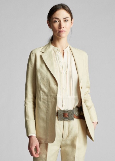 Women's Ralph Lauren Linen Riding Jackets | 427805SCG